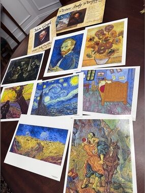 Simply Charlotte Mason Van Gogh Picture Study Portfolio Print Set Homeschool Art